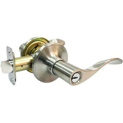 TruGuard LB6X Reversible Bergamo Wave Lever Privacy Lockset