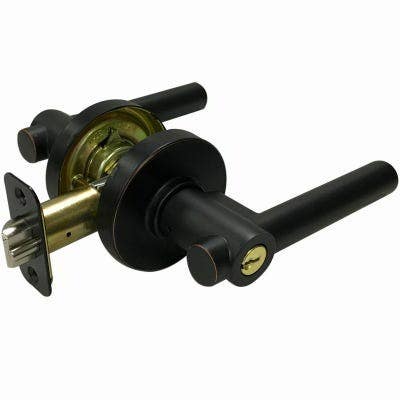 TruGuard LP2X700C KA2 Basel Entry Leverset, Aged Bronze