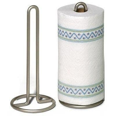 Spectrum Diversified Designs 41078 Euro Paper Towel Holder, Satin Nickel