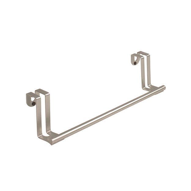 Spectrum Diversified Designs 76471 Towel Bar, Fits Over Cabinet/Drawer, Brushed Nickel, 11-In.