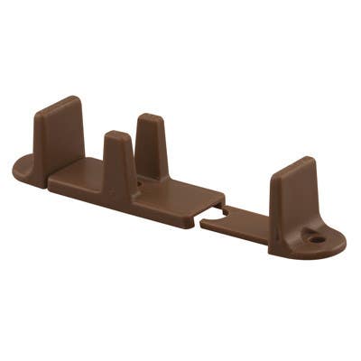 Prime Line N 7384 By-pass Door Guide, Dark Brown, 2-Pk.