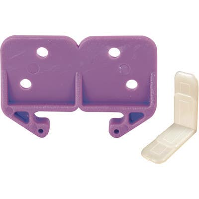 Prime Line R 7130 Drawer Track Guide Kit, Purple, 2-Pk.