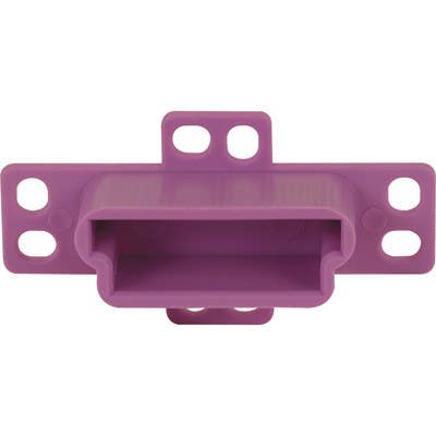 Prime Line R 7133 Drawer Track Backplate, Purple Plastic, 2-Pk.