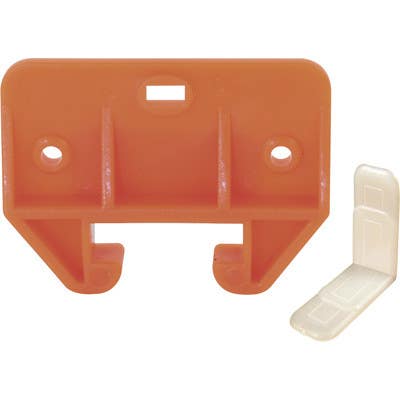 Prime Line R 7152 Drawer Track Guide Kit,Orange Plastic, 2-Pk.