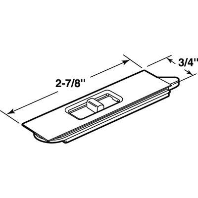 Prime Line F 2734 Spring-Loaded Window Tilt Latch, 2-Pk.