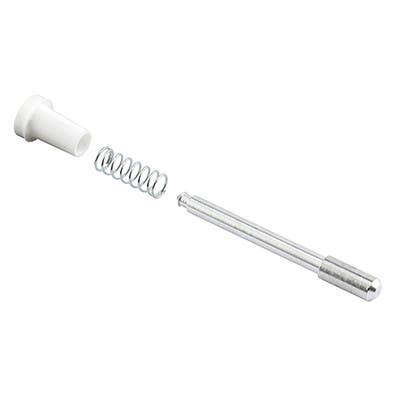 Prime Line L 5843 5/32 x 1-1/2 In. Aluminum Window Screen Plunger Latch, 4-Pk.