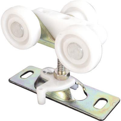 Prime Line N 6848 Bi-Fold Door Roller,1 In. Flat Nylon Wheel
