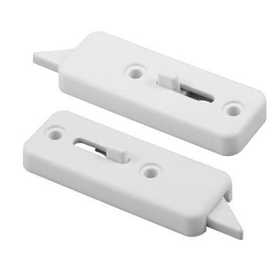 Prime Line F 2737 Tilt Latch, Spring Loaded, White, Plastic