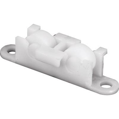 Prime Line G 3066 Roller Assembly, 3/8 In., Plastic, Flat Edge, Tandem, 2-Pk.