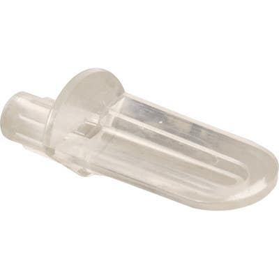 Prime Line U 9256 Spoon Style Shelf Support Pegs, Clear Plastic, 12-Pk.