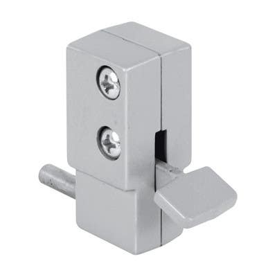 Prime Line U 9877 Step-on Sliding Patio Door Lock, Aluminum