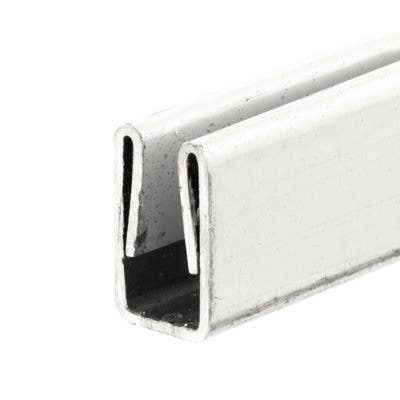 Prime Line PL 14171 Glass Surround, White Finish, 7/32 x 3/8 x 72 x .020-In.