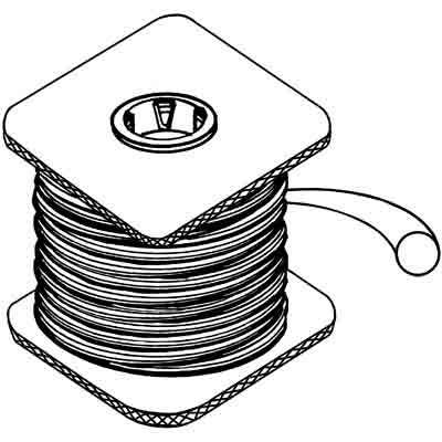 Prime Line P 8123 Screen Spline, Black Foam, .145 In. x 500 Ft.