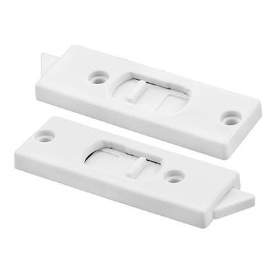 Prime Line F 2599 Window Lock with Spring-Loaded Tilt Latch, White Plastic, 3-3/8 In.