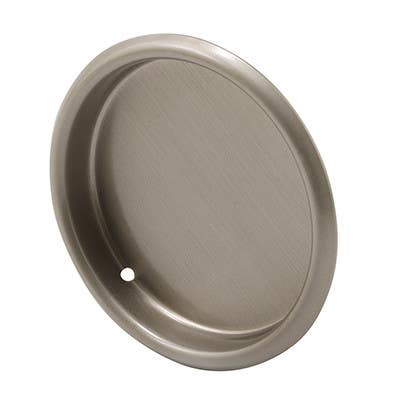Prime Line N 7209 Mortise Closet Door Pull, Satin Nickel, 2-1/8 In. Diam., 2-Pk.