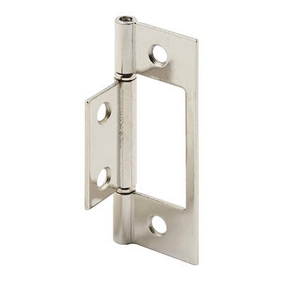 Prime Line N 7273 Bi-Fold Door Hinges, Satin Nickel, 2-Pk.