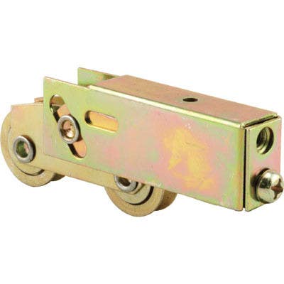 Prime Line D 1735 Sliding Door Roller Assembly, Ball Bearings, 1-1/4 In. Tandem Wheels