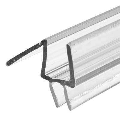 Prime Line M 6258 Frameless Shower Door Bottom Seal, Clear Vinyl, 3/8 x 36 In.