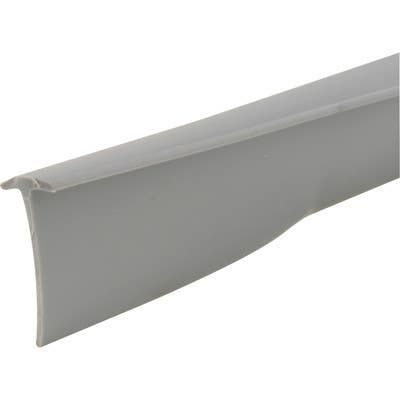 Prime Line T 8680 Storm Door Sweep, T-Shape, Gray Vinyl, .25 x .5 x 37 In.
