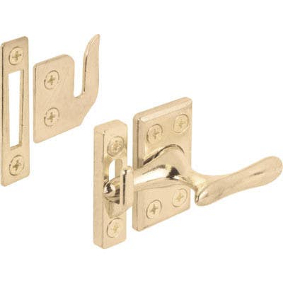Prime Line H 3553 Casement Window Lock, Brass Plated