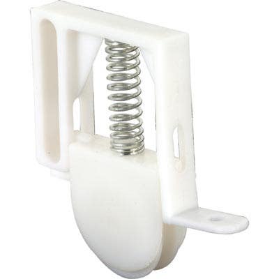 Prime Line B 529 Screen Door Roller Assembly, 1 In. Nylon Roller, 2-Pk.