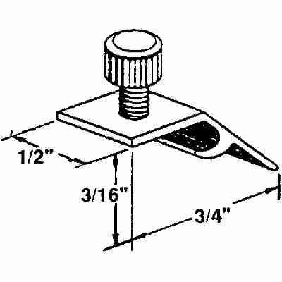 Prime Line PL 7951 Storm Door Clips, Self Locking, 3/4 In., 8-Pk.