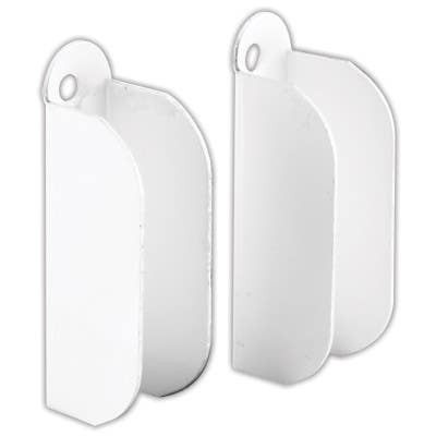 Prime Line PL 8106 Window Screen Top Hangers, White, 3/8 In., 6-Pk.