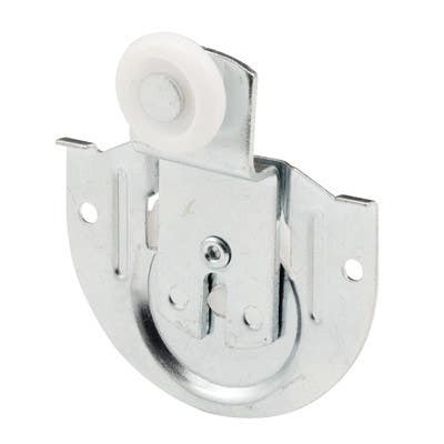 Prime Line N 6649 Closet Door Roller, Back, 3/8- In. Offset, 7/8- In. Nylon Wheel, 2-Pk.