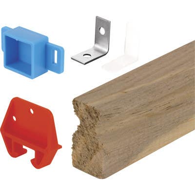 Prime Line R 7144 Drawer Track Repair Kit, Wood, 24 In.