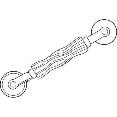 Prime Line P 7508 Screen Tool with Wood Handle & Steel Ball