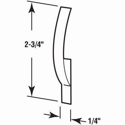 Prime Line L 5884 Corner Mounted Window Screen Tension Spring, 1/4 In., 6-Pk.
