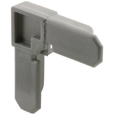 Prime Line PL 1427 Window Frame Corner, Plastic Square Cut, 3/4 x 3/8 In., 100-Pk.