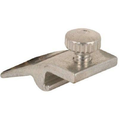Prime Line 181043 Storm Door Panel Clips, Mill Finish, 3/8-In. Depth, 4-Pk.