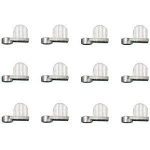 Prime Line 18107-1 Screen Clips, Mill Finish Diecast, 1/16-In.,  4-Pk.