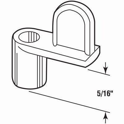 Prime Line 18107-5 Diecast Window Screen Clips, 5/16-In., 8-Pk.
