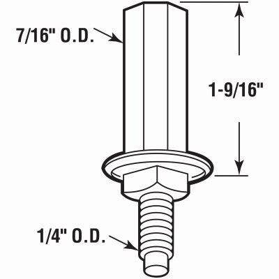 Prime Line 16261 Steel, Bi-Fold Door, Bottom Pivot