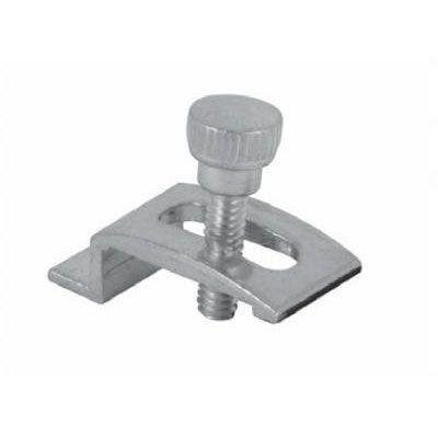 Prime Line 183620 Storm Door Panel Clips, Mill Finish, 1/4-In. Offset, 4-Pk.