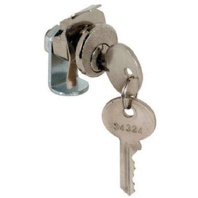 Prime Line S 4136C Mailbox Replacement Lock For Dura Steel With 2 Keys, Nickel Finish