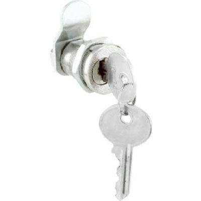 Prime Line S 4139C Mailbox Replacement Lock Assortment With 3 Cams & 2 Keys, Chrome Finish