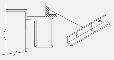 Schlage 450A Angle Bracket For M450/452 High Security Electromagnetic Lock