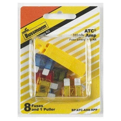 Cooper Bussmann BP/ATC-AH8-RPP Auto Fuse Assortment, 30-Amp, 8-Pk.