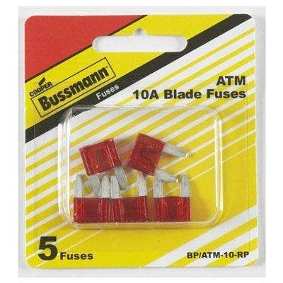 Cooper Bussmann BP/ATM-RP Mini Blade Auto Fuse, 32-Volt, 5-Pk.