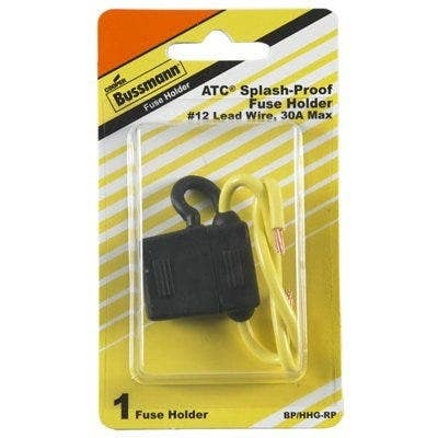 Cooper Bussmann BP/HHG-RP Inline Fuse Holder, 30-Amp