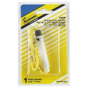 Cooper Bussmann BP/HHN-RP Automotive Fuse Holder, 1/4 x 1.15 In., 30-Amp