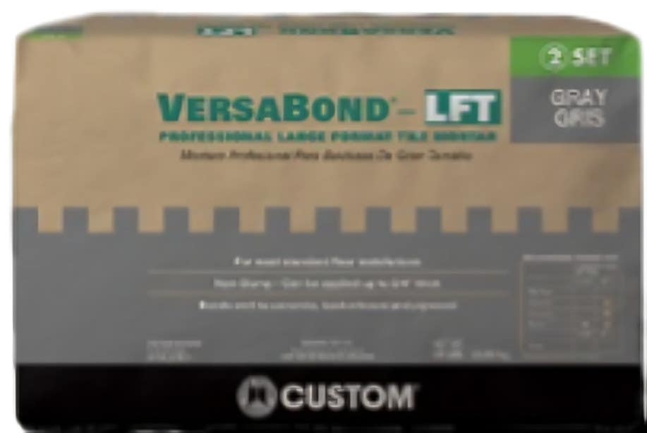 Custom Building Products VBLFTM Professional Large Format Tile Mortar, 50 LB