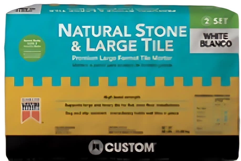 Custom Building Products MGMM50 Natural Stone & Large Tile Mortar, 50 LB.