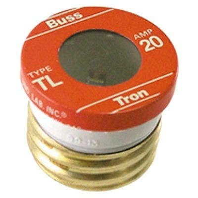 Cooper Bussmann BP/TL Plug Fuse, Type TL, Time Delay, 3-Pk.