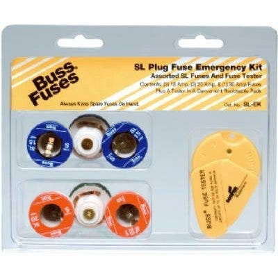 Cooper Bussmann SL-EK Fuse Kit Assortment, 6-Pc.