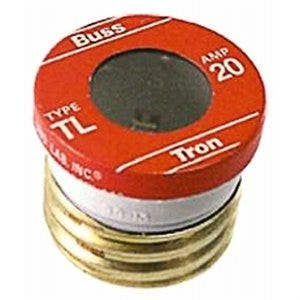 Cooper Bussmann TL Plug Fuse,Type TL, 4-Pk.