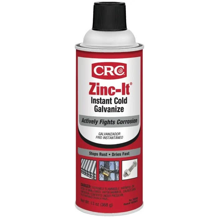 CRC Industries 5048 Cold Galvanizing Coating, Matte Gray, 13-oz.